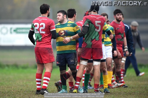 2018-11-11 Chicken Rugby Rozzano-Caimani Rugby Lainate 155